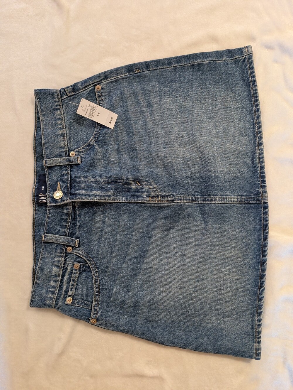 Gap Cotton Denim Mini Skirt